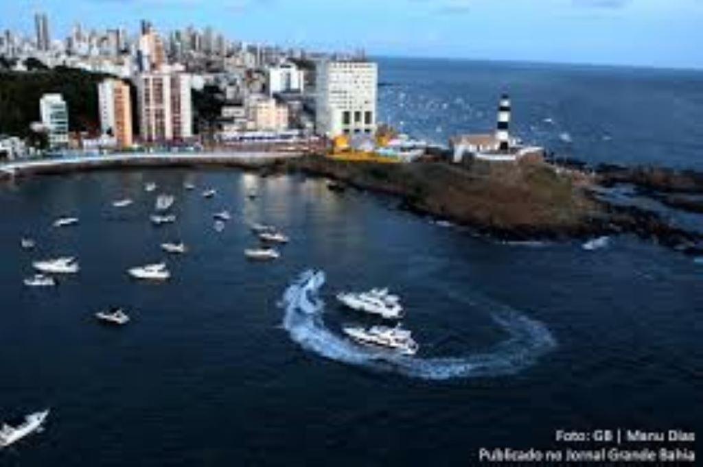 Maravilhoso Apartamento 2 Quartos Com Ofuro Porto Da Barra Salvador Summer Barra Flat Luaran gambar